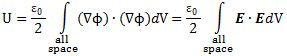 Energy of electrostatic field