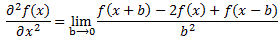 second derivative