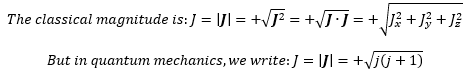 Magnitude formulas