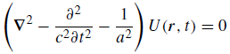 Yukawa wave equation